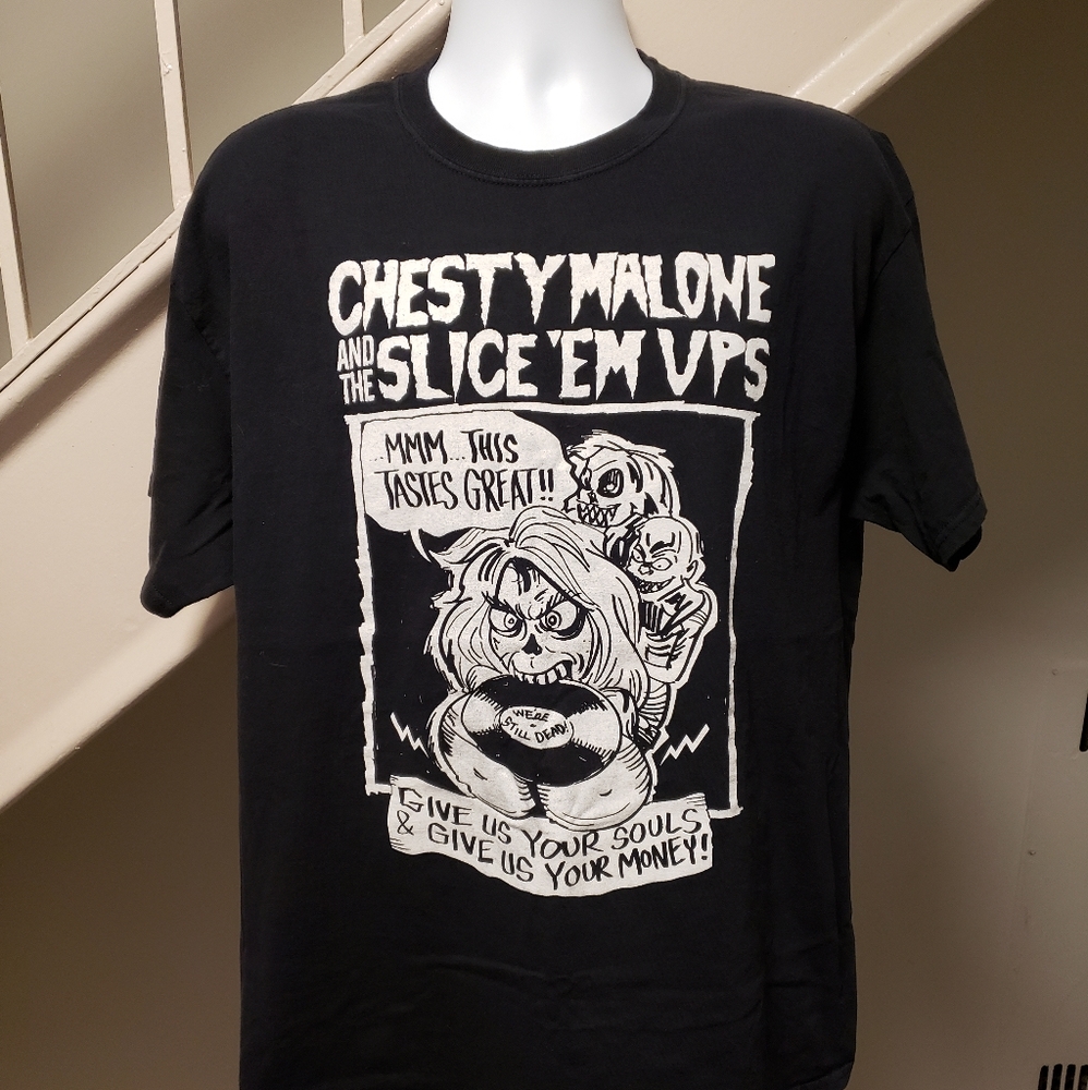 Chesty Malone And The Slice Em' Ups XL T-Shirt - Picture 5 of 7